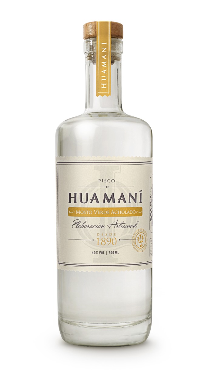 Pisco Mosto Verde Acholado Huamani X 700 Ml