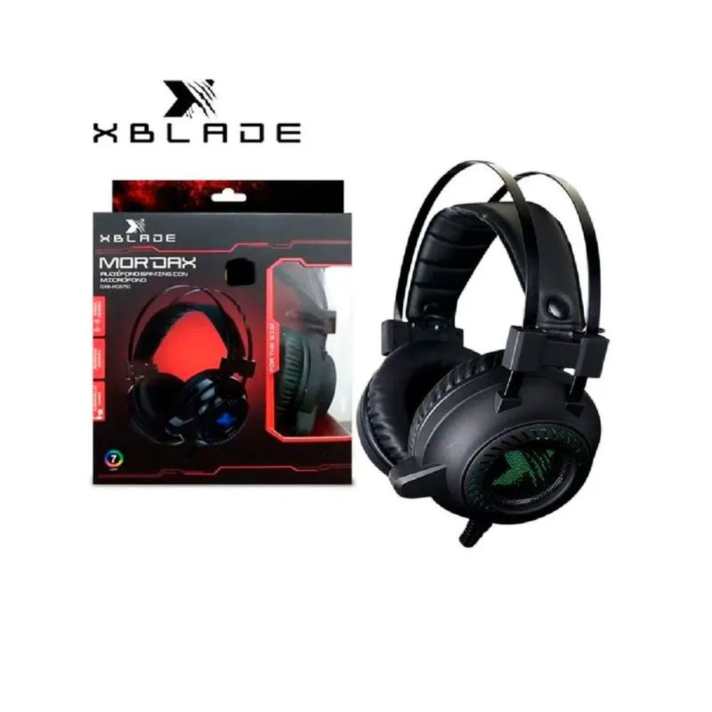 Audifono Xblade Gaming Mordax Estéreo Black Gxb-Hg8750