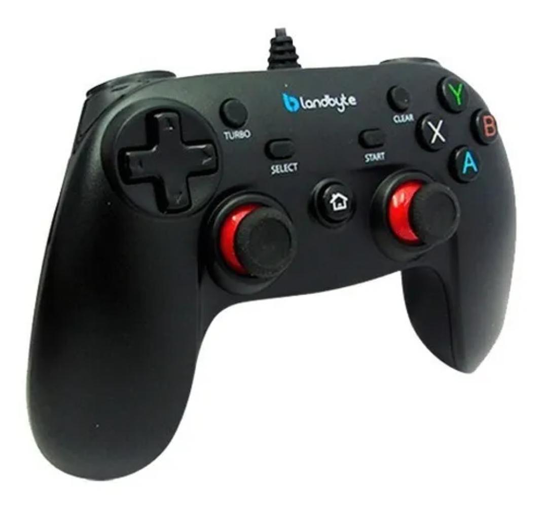 Gamepad Landbyte Lb-10597, 3 In 1, Pc / Ps3 / Smartphone Android, Hasta 6", Vibración.
