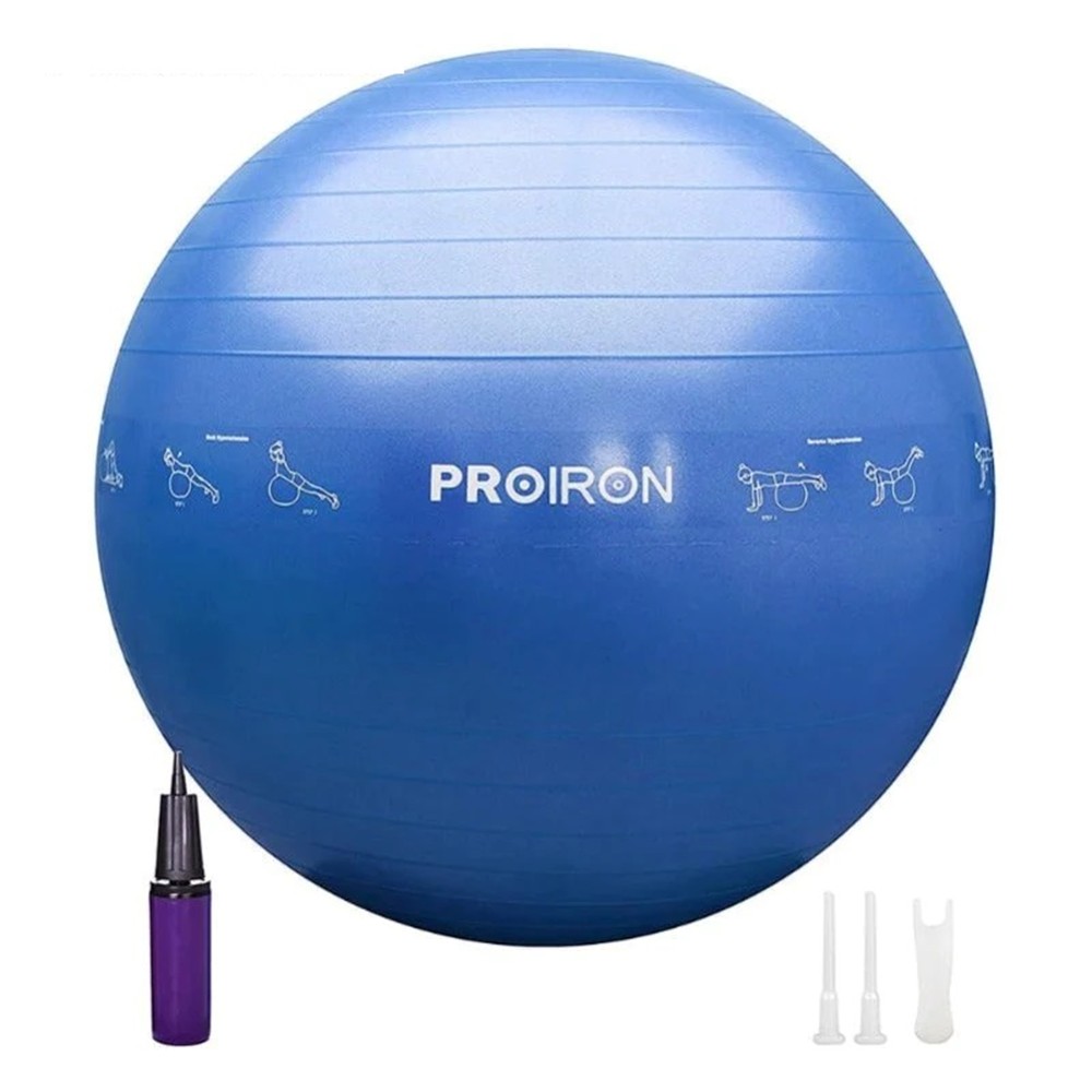 Pelota de yoga y Pilates PROIRON de 65cm Celeste PRO-YJ05-4