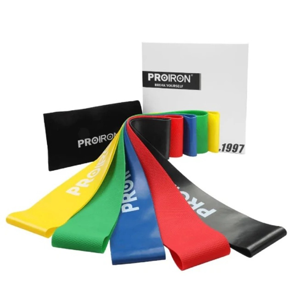 Set de 5 Bandas de Latex Cerradas PROIRON PRO-TLD02-5