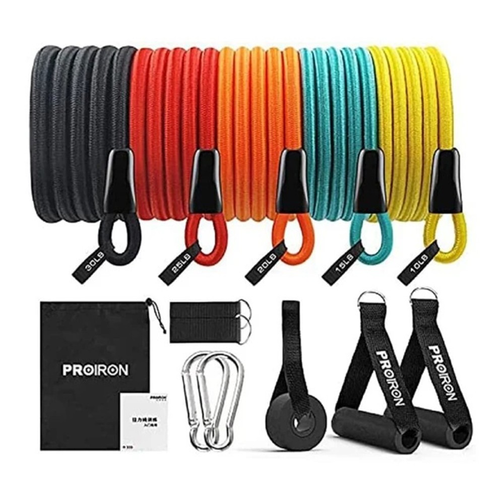 Set de 5 Ligas de Resistencia Tubulares PROIRON PRO-LLS01-1