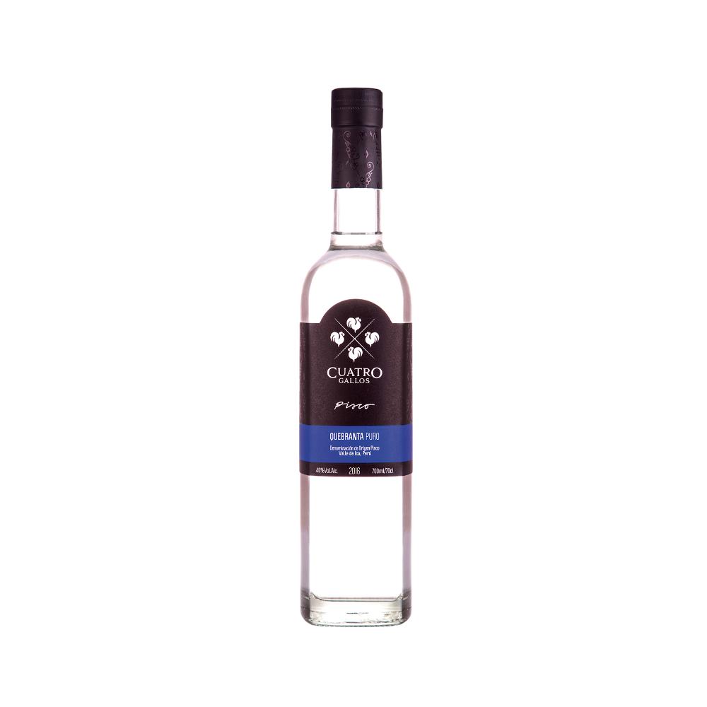 Pisco Cuatro Gallos Quebranta X 700 Ml                                                