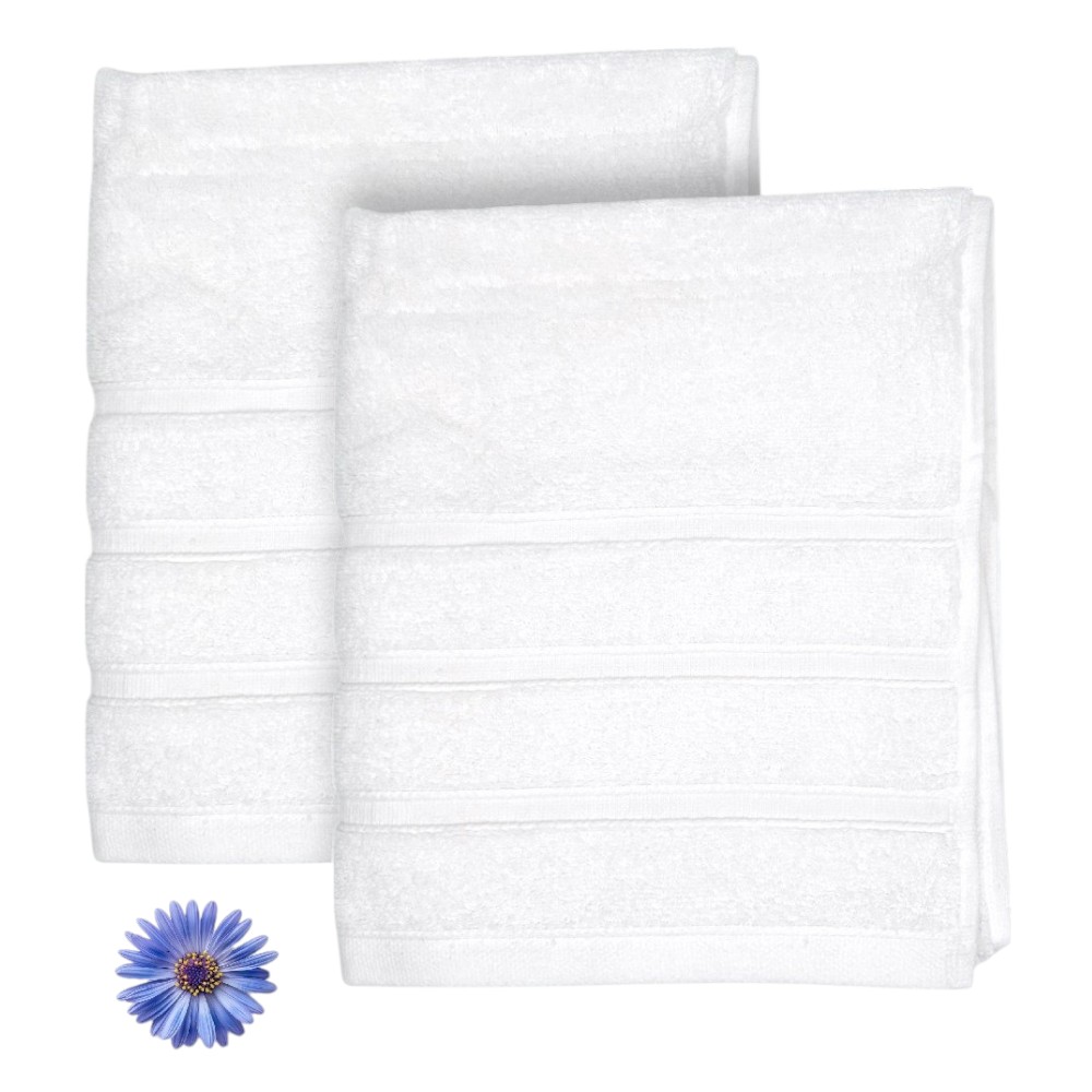 Set de 2 Toallas de Mano White  SET2MWHITE001