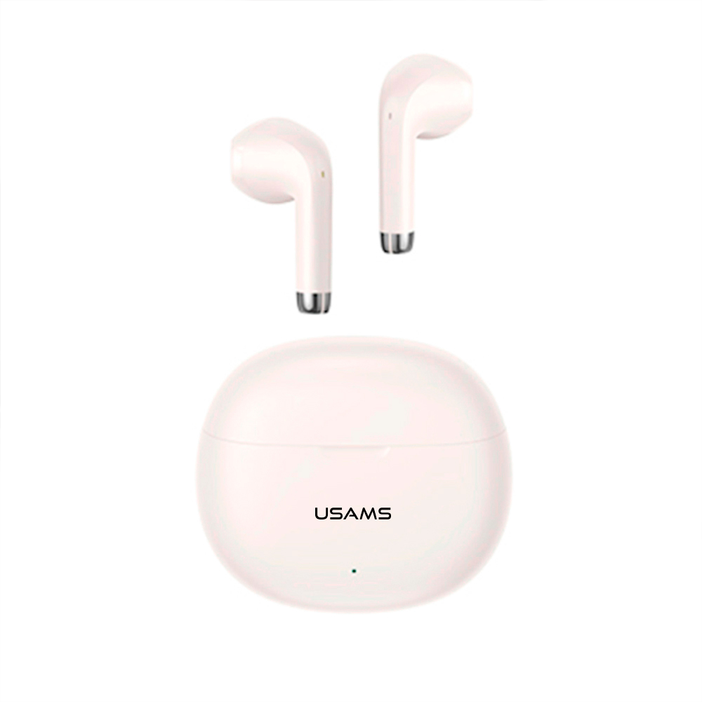 Audífonos auriculares inalámbricos USAMS BT5.3 Beige YO17 6958444904689