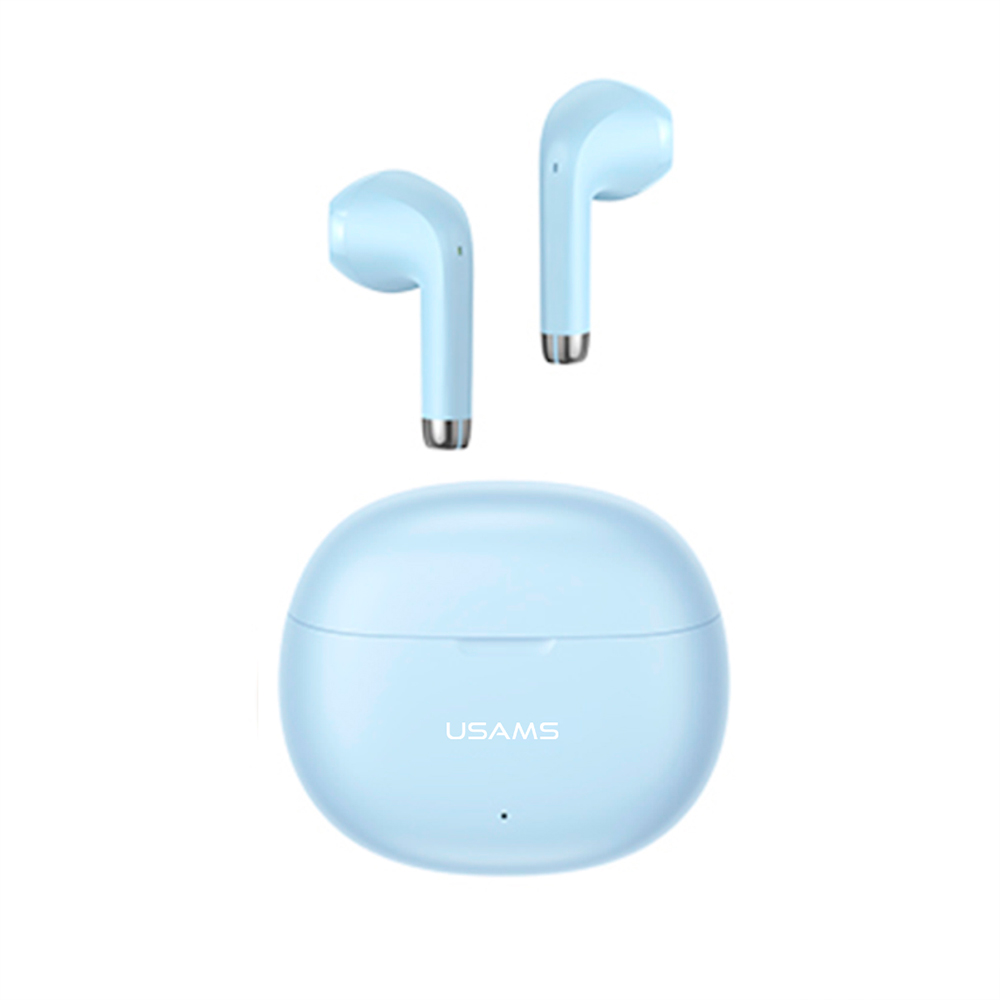 Audífonos auriculares inalámbricos USAMS BT 5.3 Celeste YO17 6958444904696