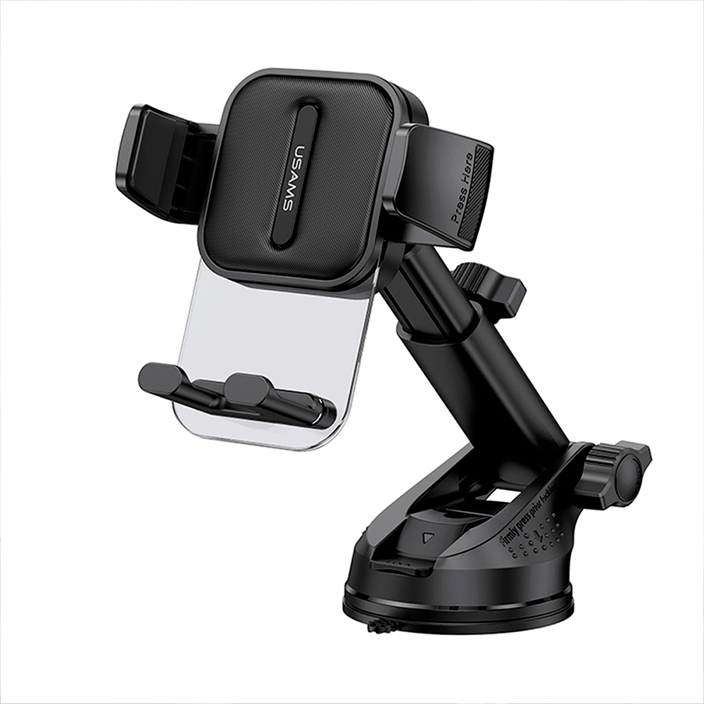 Soporte auto para celular USAMS Retráctil Negro ZJ072 6958444902241