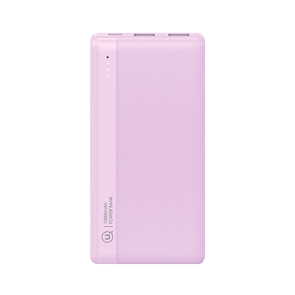Cargador Batería Portátil PowerBank USAMS 10,000mAh Lila CD205 6958444905525