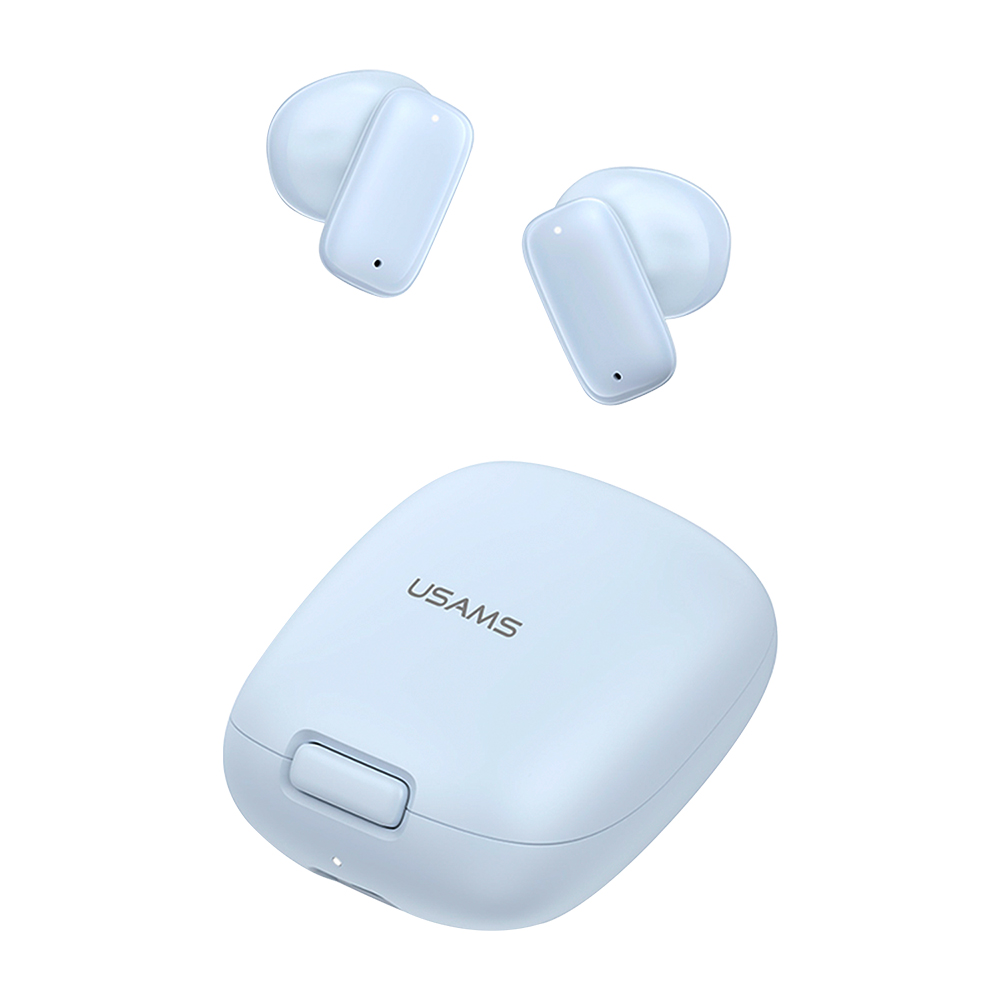 Audífonos auriculares inalámbricos USAMS BT 5.3 Celeste ID25 6958444910178