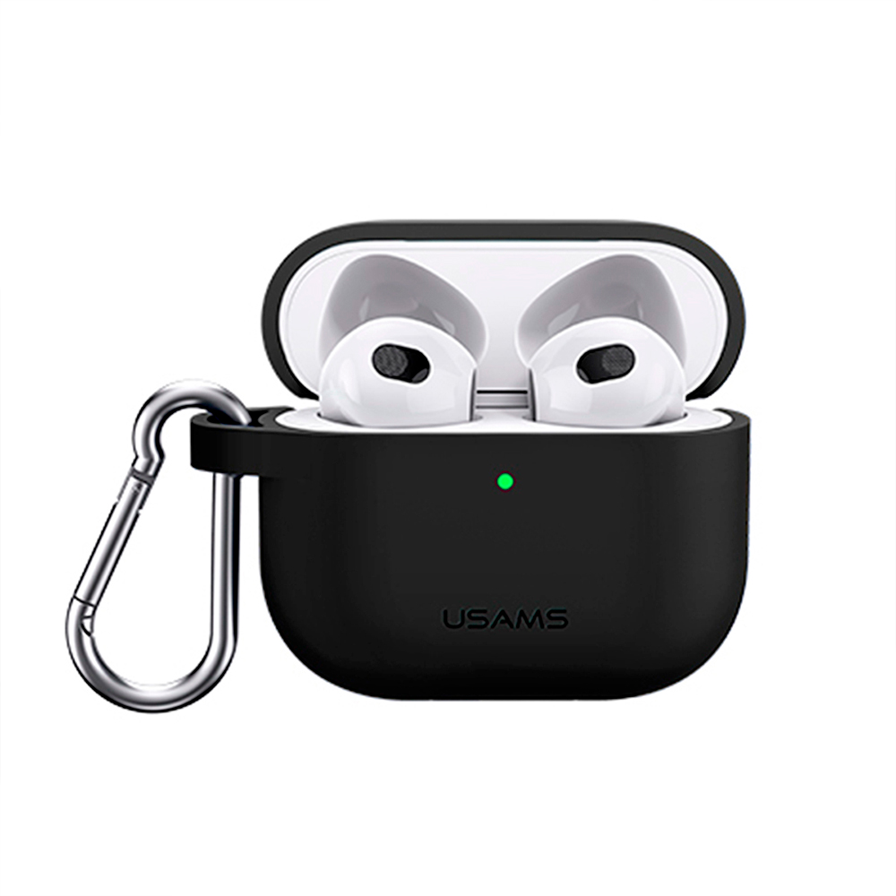 Case Audifonos para Airpods 3 negro USAMS 6958444971322