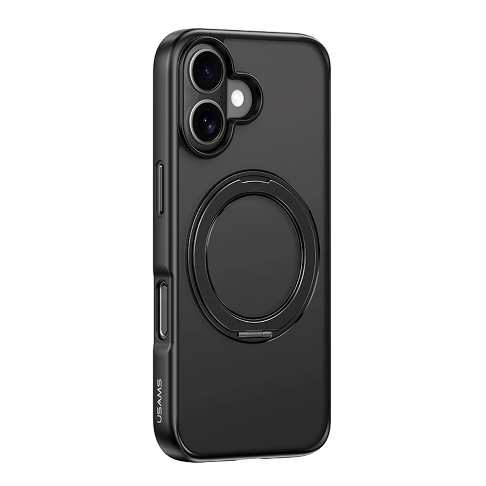 Case Magsafe+soporte rotable para iPhone 16 Plus 6.7?Negro 6958444992426